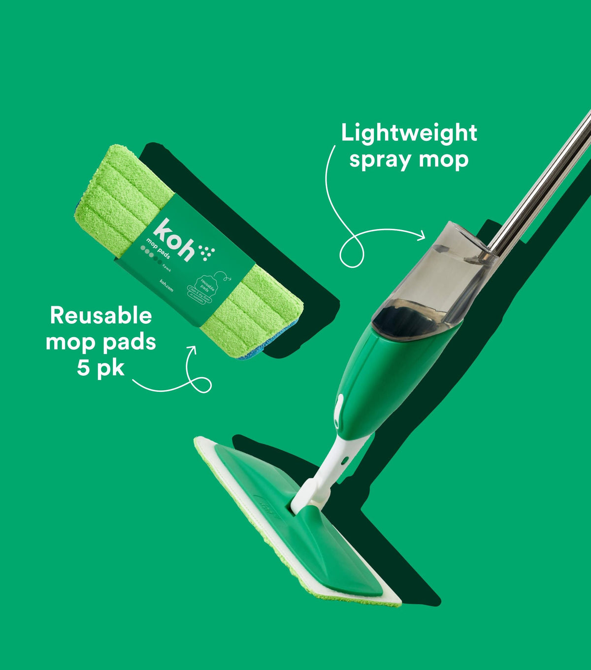 Spray Mop & 5 Pads (Discounted Price)
