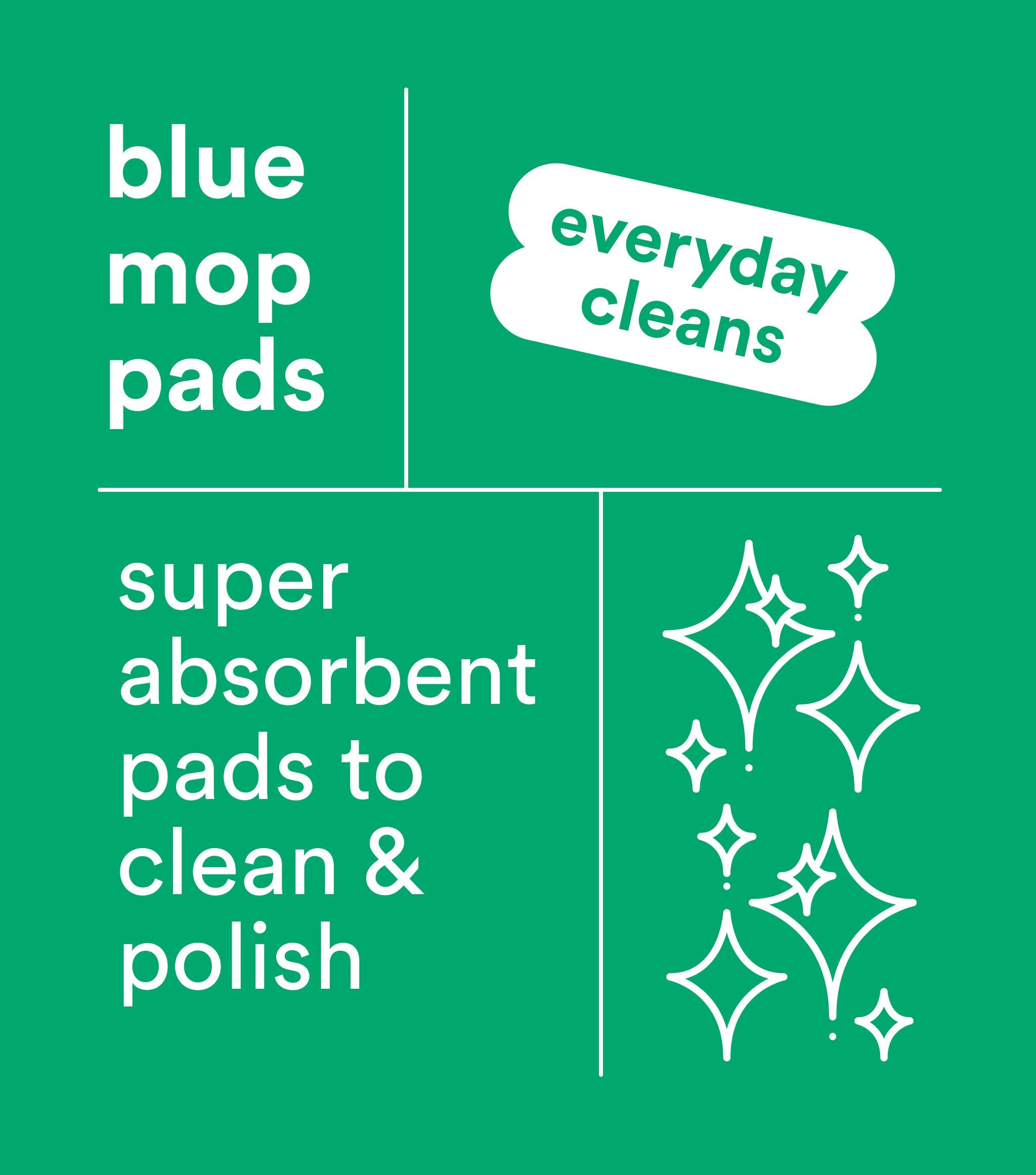 Blue Mop Pads